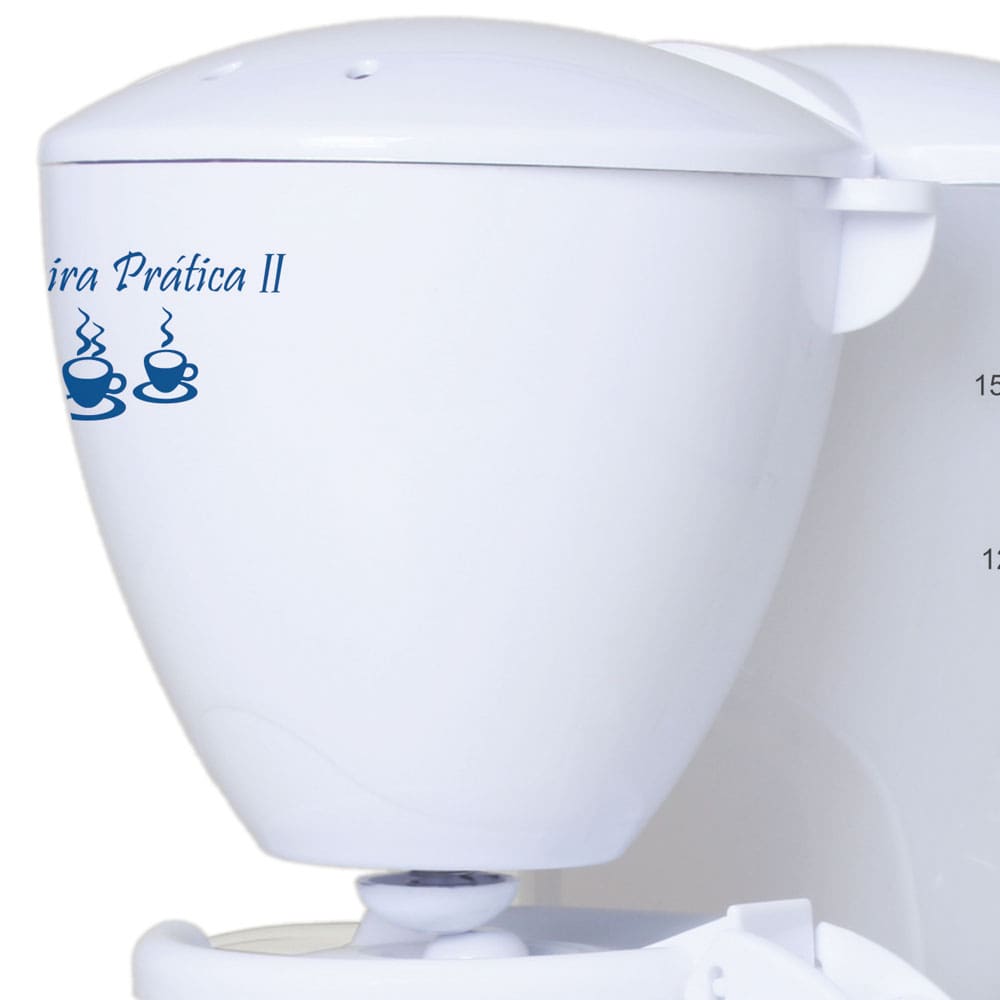 Cafeteira Elétrica Prática II Zeex SH-603 - Branco - 110v - 2