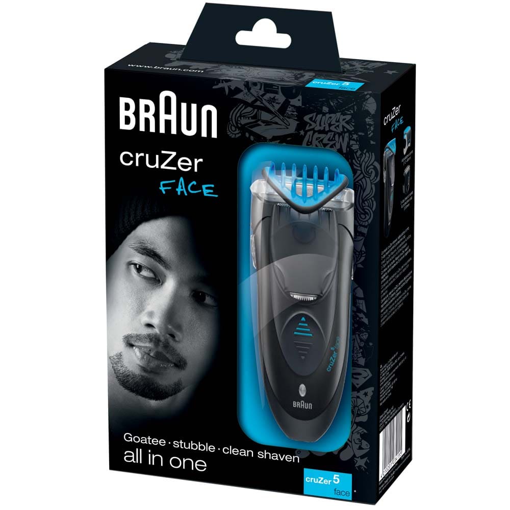 Barbeador Braun CruZer Face Bivolt - Preto - 3