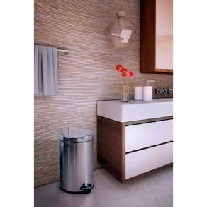 Lixeira Brinox com Pedal Decorline 3040/201 em Aço Inox - 3 L