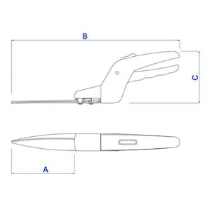 Tesoura Para Grama Tramontina com Cabo de Nylon Termoplástico e Trava - Laranja - TESOURA P GRAMA LJ TRAMONTINA - 2