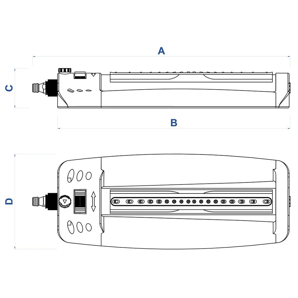 Aspersor Oscilante para Engate Rápido Tramontina 78530400 - ASPERSOR OSCILANTE EM CARTELA VD E LJ TRAMONTINA - 2