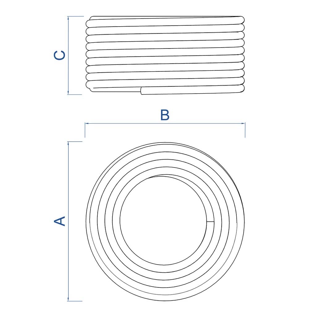 Mangueira Tramontina Jardim Crsital sem Engate - 200 Metros - MANGUEIRA JARDIM CRISTAL 1 2 SEM ENGATE 200M CZ - 2
