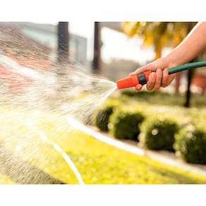 Mangueira Tramontina Flex 20m PVC com Suporte Fixo - Verde - MANGUEIRA JARDIM FL ESP SUP ENG 20M VD TRAMONTINA - 1