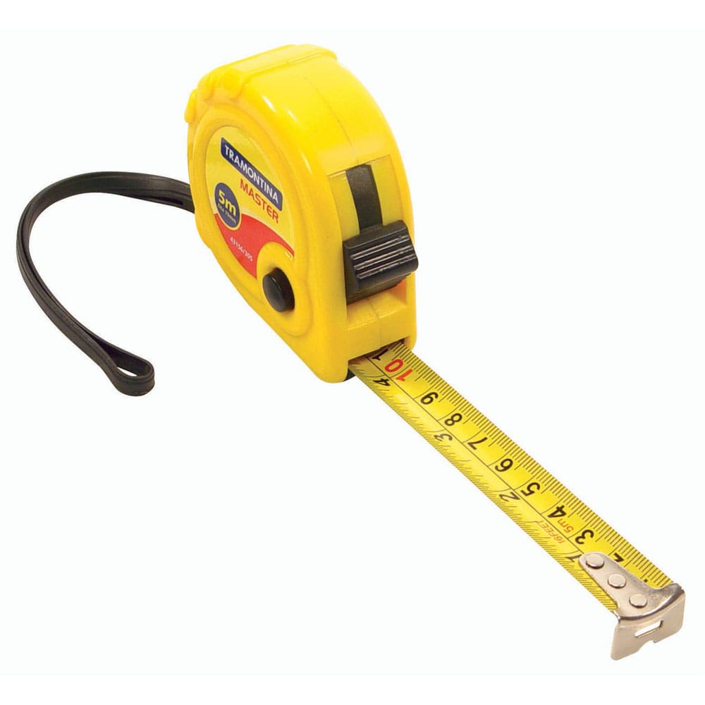 Trena 5 Metros Tramontina - Amarelo - TRENA 5M AM TRAMONTINA - 1