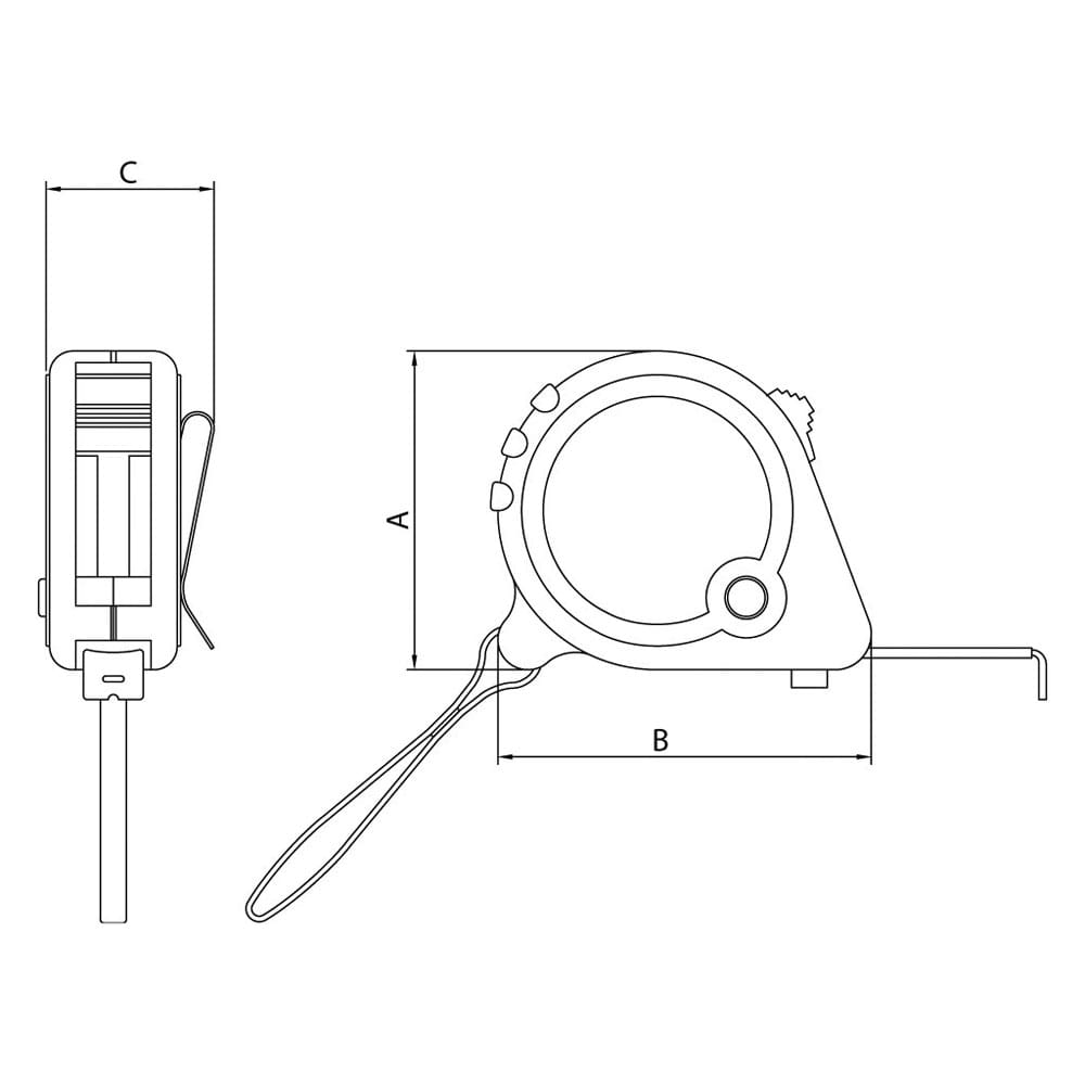 Trena Tramontina Master 7,5m - Amarela - TRENA 7 5M AM TRAMONTINA - 2