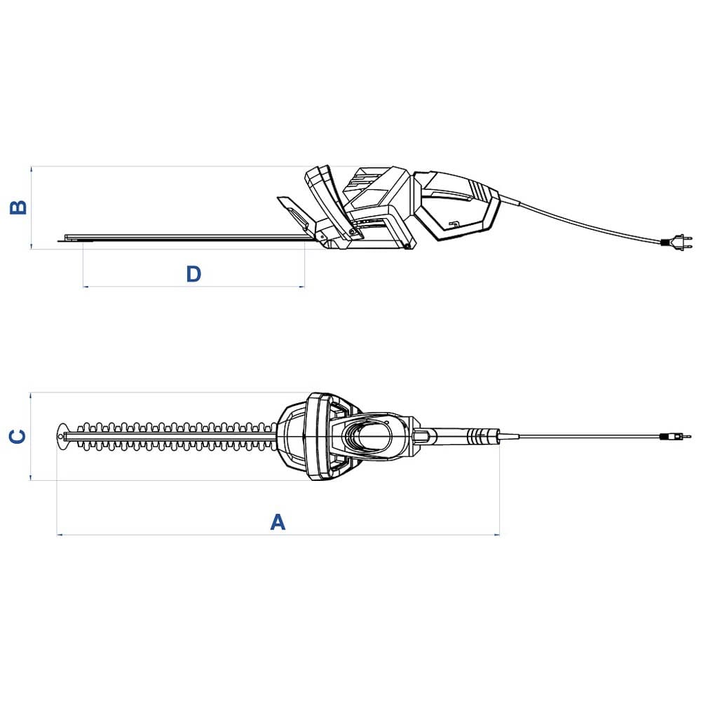 Podador Elétrico de Cerca Viva Tramontina PE50 - Laranja - PODADOR ELETRICO DE CERCA VIVA 600W 220V PE50 LJ - 2