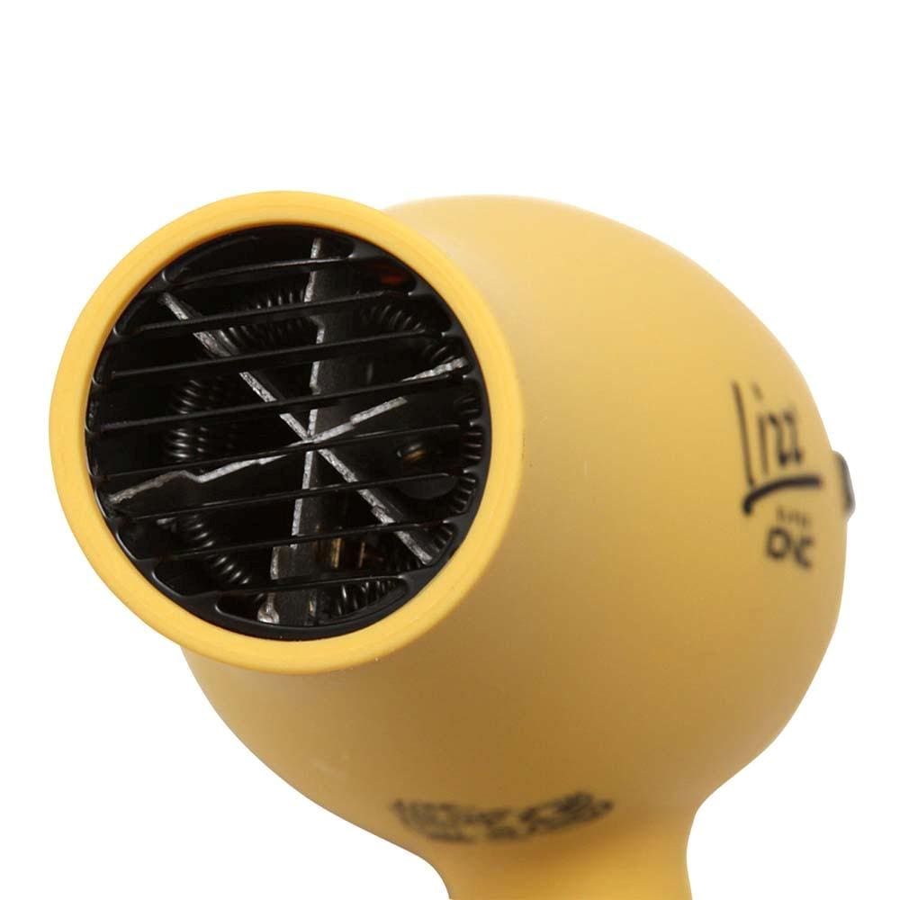 Secador de Cabelos Lizz Super Ionic CH0003 com Emissão de Íons e 3 Temperaturas 2000W – Amarelo - 110v - 1