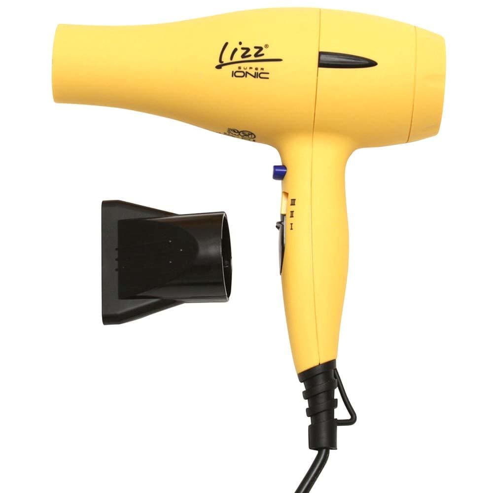 Secador de Cabelos Lizz Super Ionic CH0003 com Emissão de Íons e 3 Temperaturas 2000W – Amarelo - 110v - 2