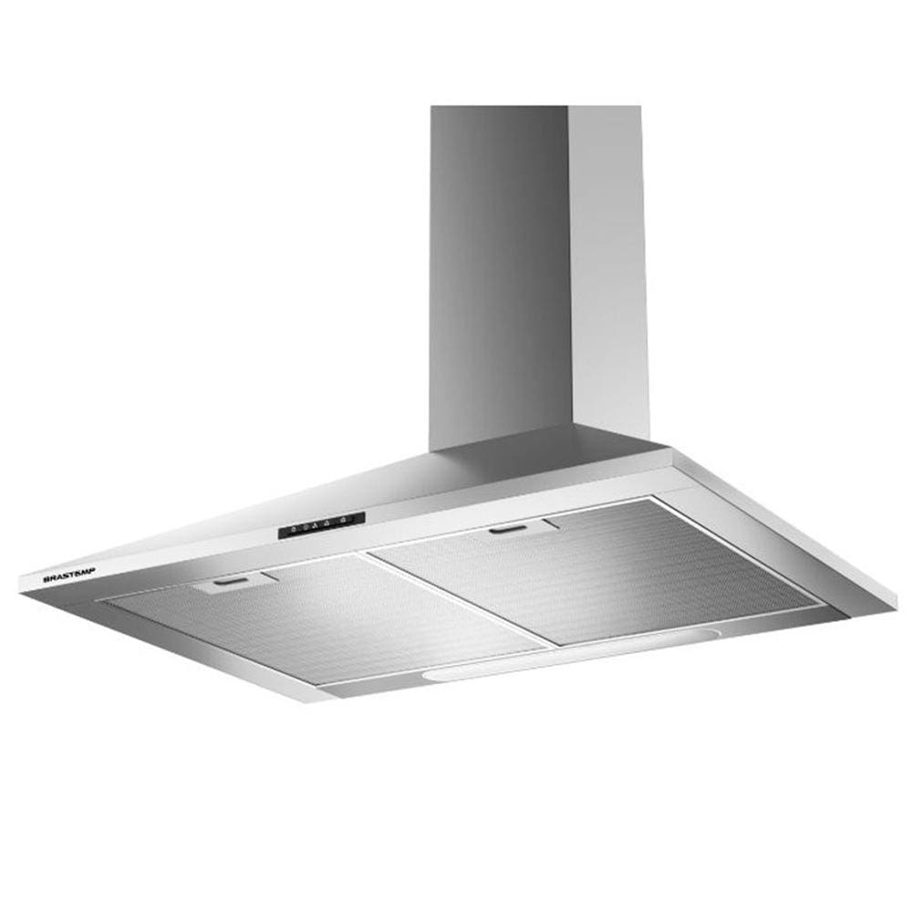 Coifa de Parede Brastemp Piramidal BAI60BR com Duplo Filtro e 3 Velocidades Inox - 60 cm - 110v - 1