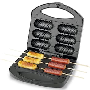 Crepeira Pratic Crepe & Hot Dog Mondial CP-01 Prepara 6 Crepes com 850W de Potência - Preta