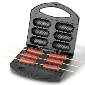 Crepeira Pratic Crepe & Hot Dog Mondial CP-01 Prepara 6 Crepes com 850W de Potência - Preta