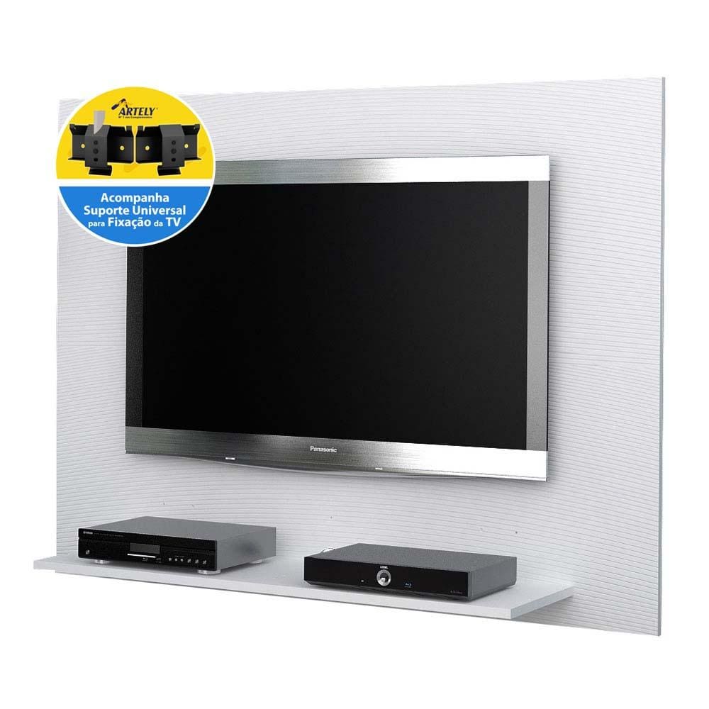 Painel Artely Jet com 120cm de Largura, Ideal para TV de Até 47" - Branco - 1