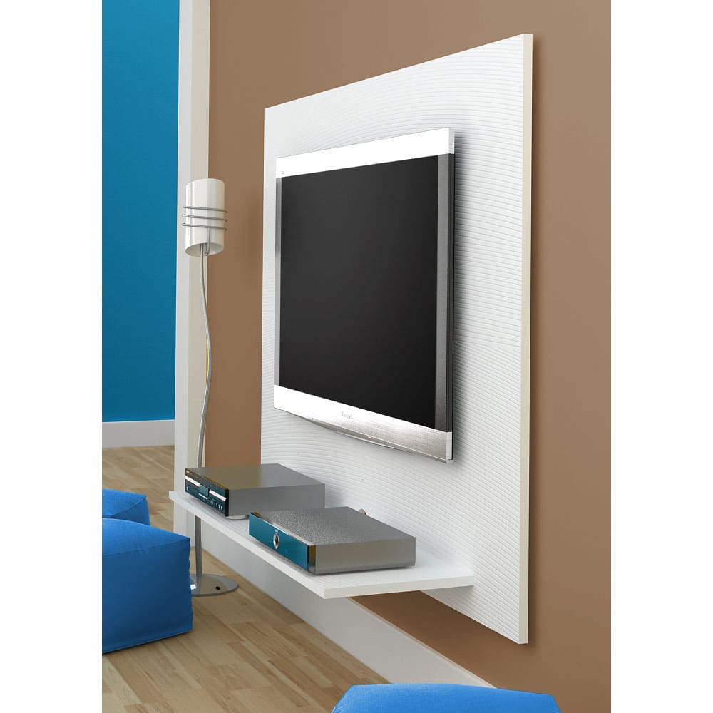 Painel Artely Jet com 120cm de Largura, Ideal para TV de Até 47" - Branco - 2