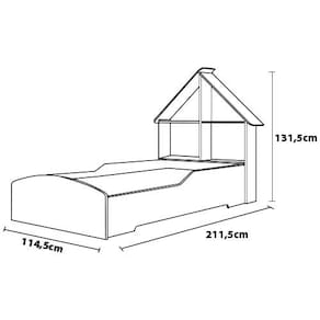 Cama Infantil Gelius Casinha