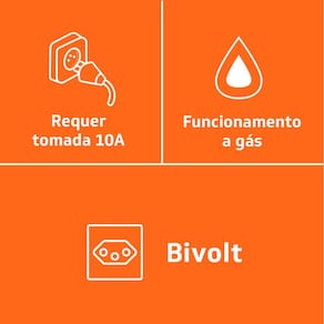 Cooktop a Gás Brastemp BDD75AE 5 Bocas com Vidro Temperado Preto e Acendimento Automático Encaixe Perfeito Bivolt - Preto