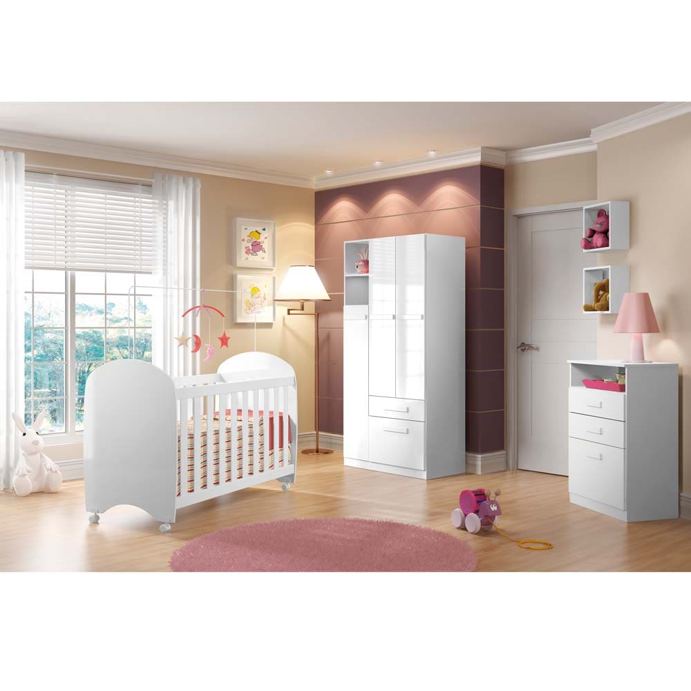 Berço Ditália BBI 17 - Branco - 1