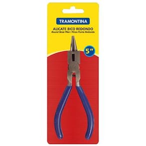 Alicate Bico Redondo Tramontina p/ Bijouteria 5" - ALICATE BIJU BICO REDONDO 41105303 TRAMONTINA - 1
