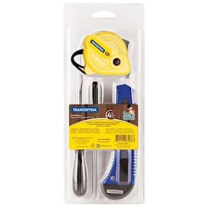 Jogo de Ferramentas Tramontina - 4 Peças - KIT FERRAMENTAS MULTIUSO 4PCS 43408118 TRAMONTINA - 1