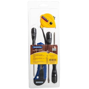 Jogo de Ferramentas Tramontina 43408/500 - 5 Peças - JOGO FERRAMENTAS 5 PCS 43408500 TRAMONTINA - 1