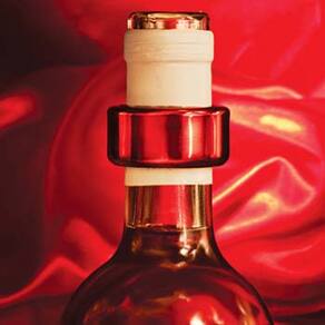 Colar para Vinho Euro Dolce Vitta em Plástico ZR662-0201 Vermelho – 2 Peças - 3