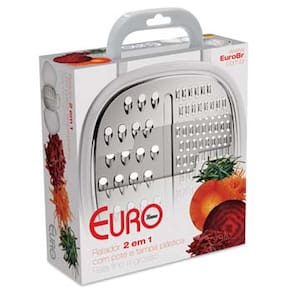 Ralador 2 em 1 Euro em Inox e Plástico IN1516 - 1