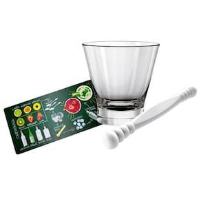 Kit Caipirinha Euro Passo a Passo VDR0632PS em Vidro – 3 Peças