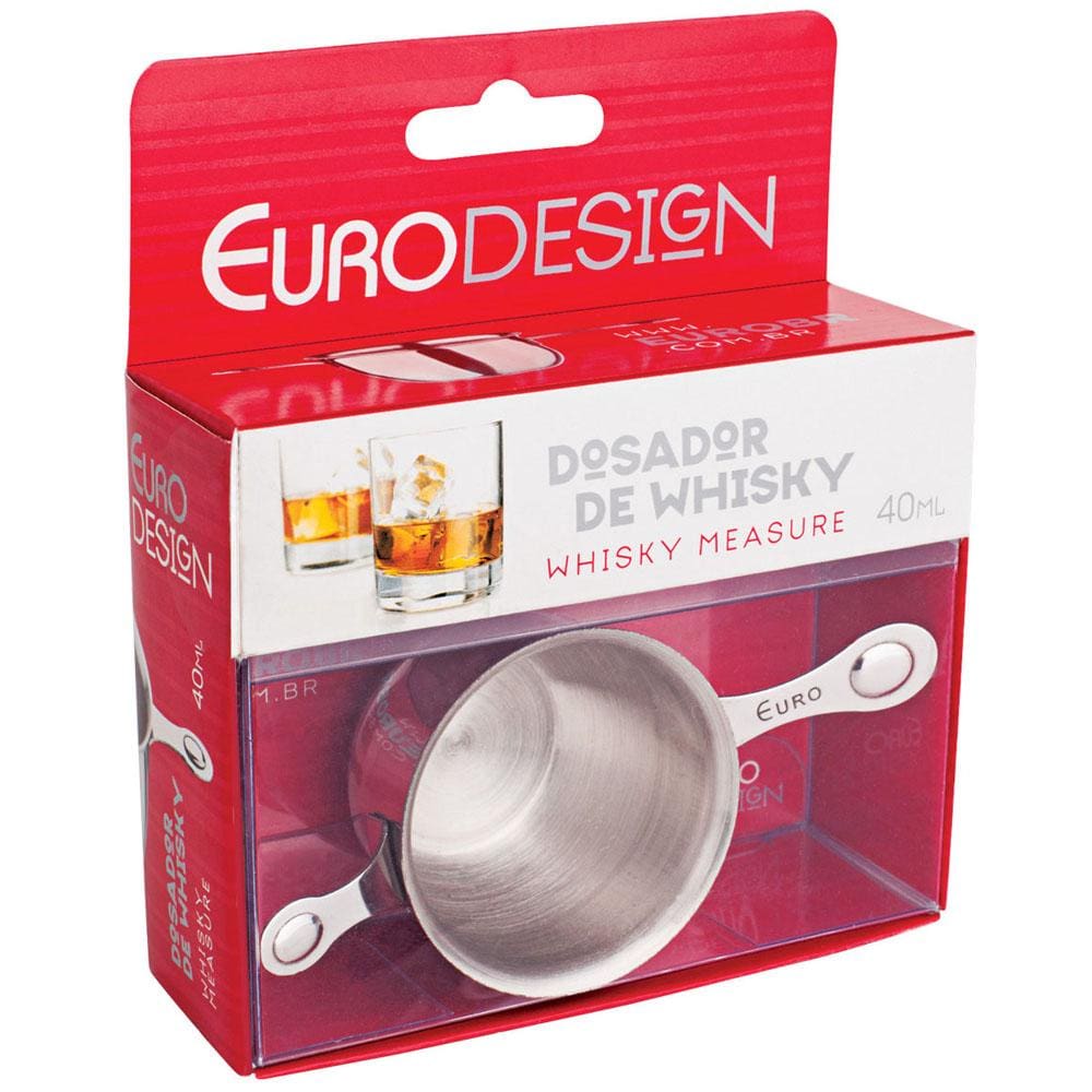 Dosador de Whisky Euro Design em Inox BAR1493 40 ML - 1