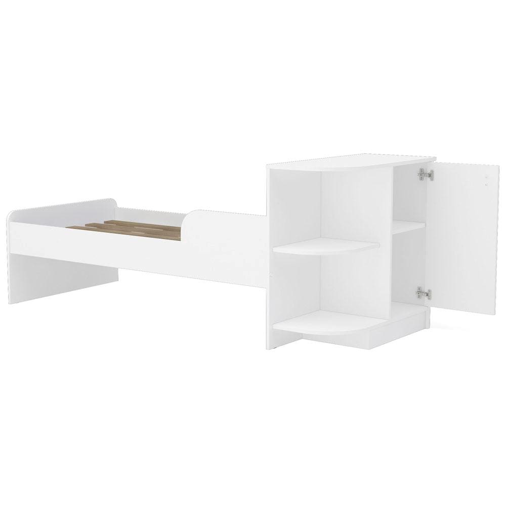 Cama Infantil Politorno New com Balcão - Branca - 1