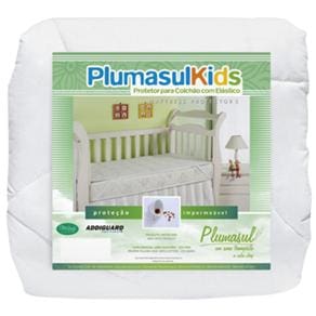 Protetor de Colchão Infantil Plumasul Impermeável com Alça Regulável 100% Algodão - 1