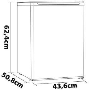 Frigobar Philco PFG85B com Controle de Temperatura e Porta Reversível – Branco