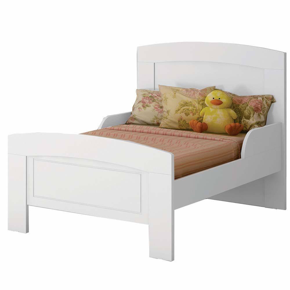 Berço Mini-Cama Carolina Móveis Cleo - Branco - Branco - 2