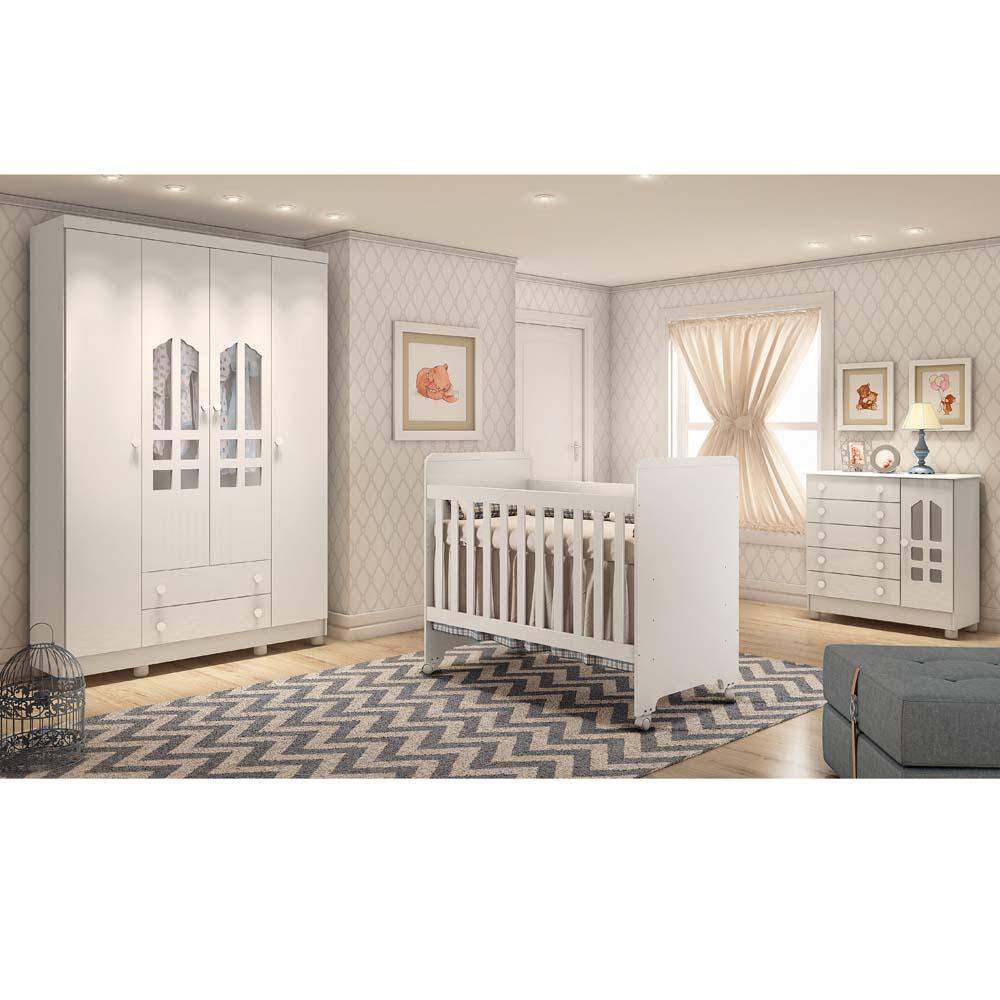 Berço Carolina Móveis Selena – Branco - Branco - 2