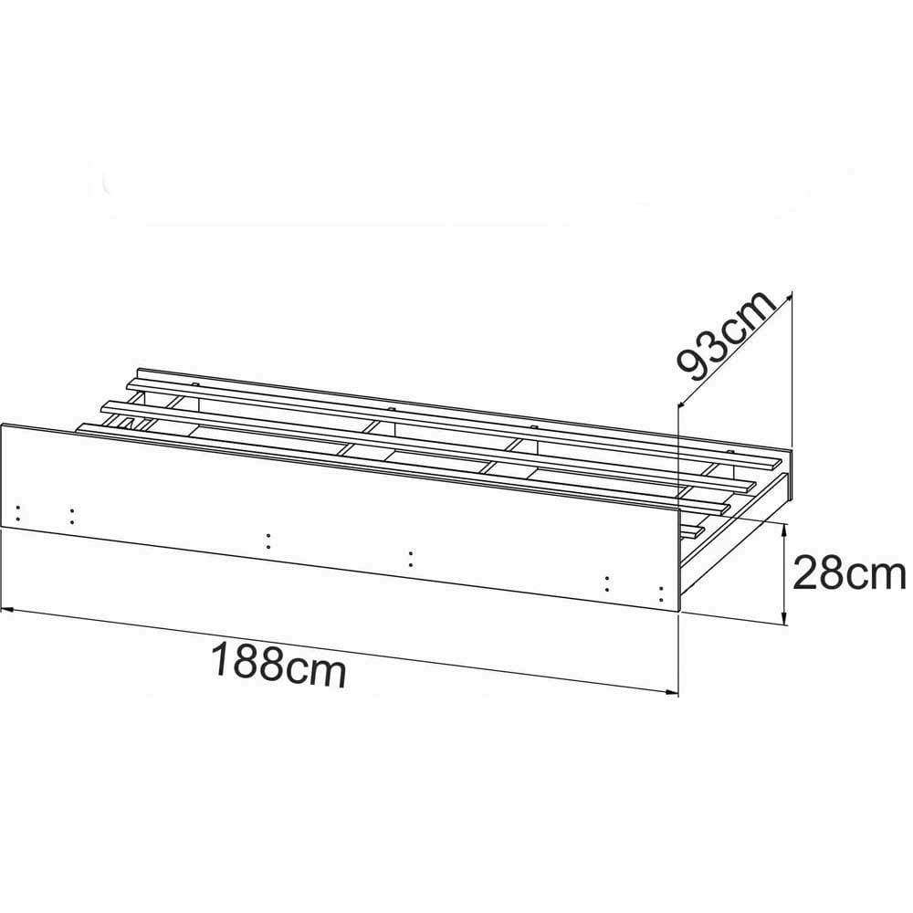 Cama Auxiliar Carolina Móveis Julia – Branco - Branco - 2
