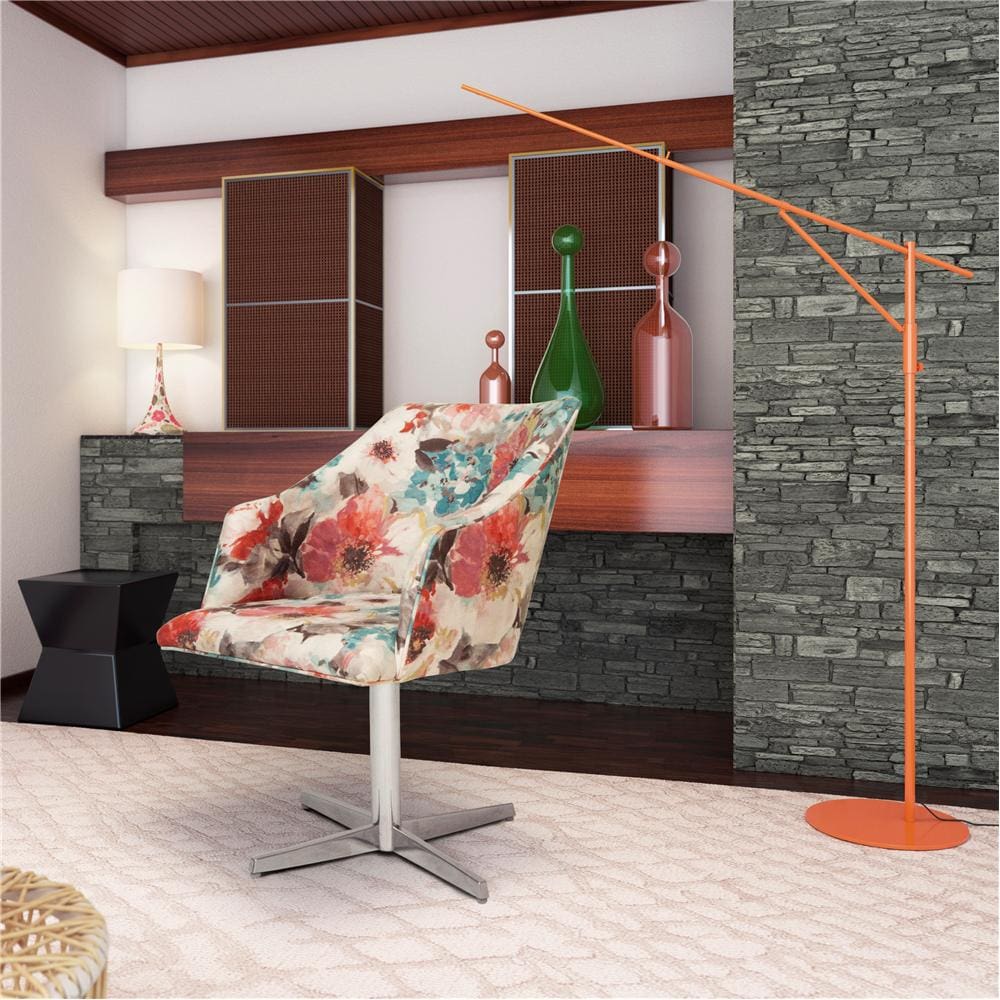 Poltrona Spazzio Nobre modelo Martina com base giratória - Florida - 1