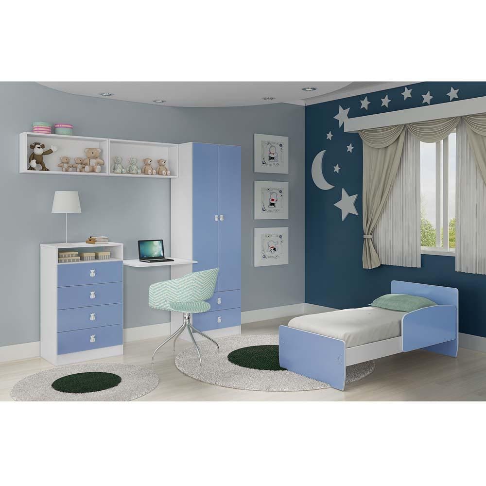 Berço Cama Art in Móveis Docinho - Azul - 3