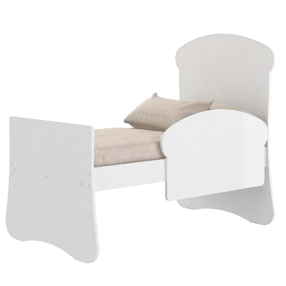 Berço Cama Americano Art in Móveis Fofura - Branco - 1