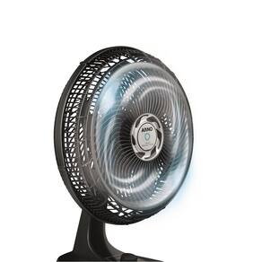 Ventilador de Mesa Arno Ultra Silence Force VU40 com 3 Velocidades - Preto
