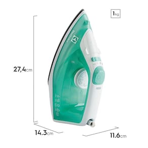Ferro de Passar a Vapor Base Cerâmica com Spray Electrolux Easyline SIE70 Verde