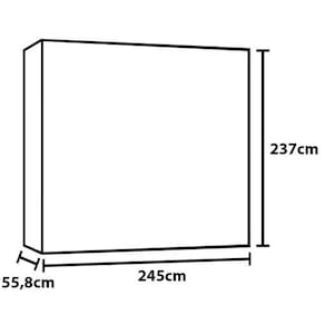 Guarda-Roupa Casal Mademarques Alba com 6 Portas e 4 Gavetas