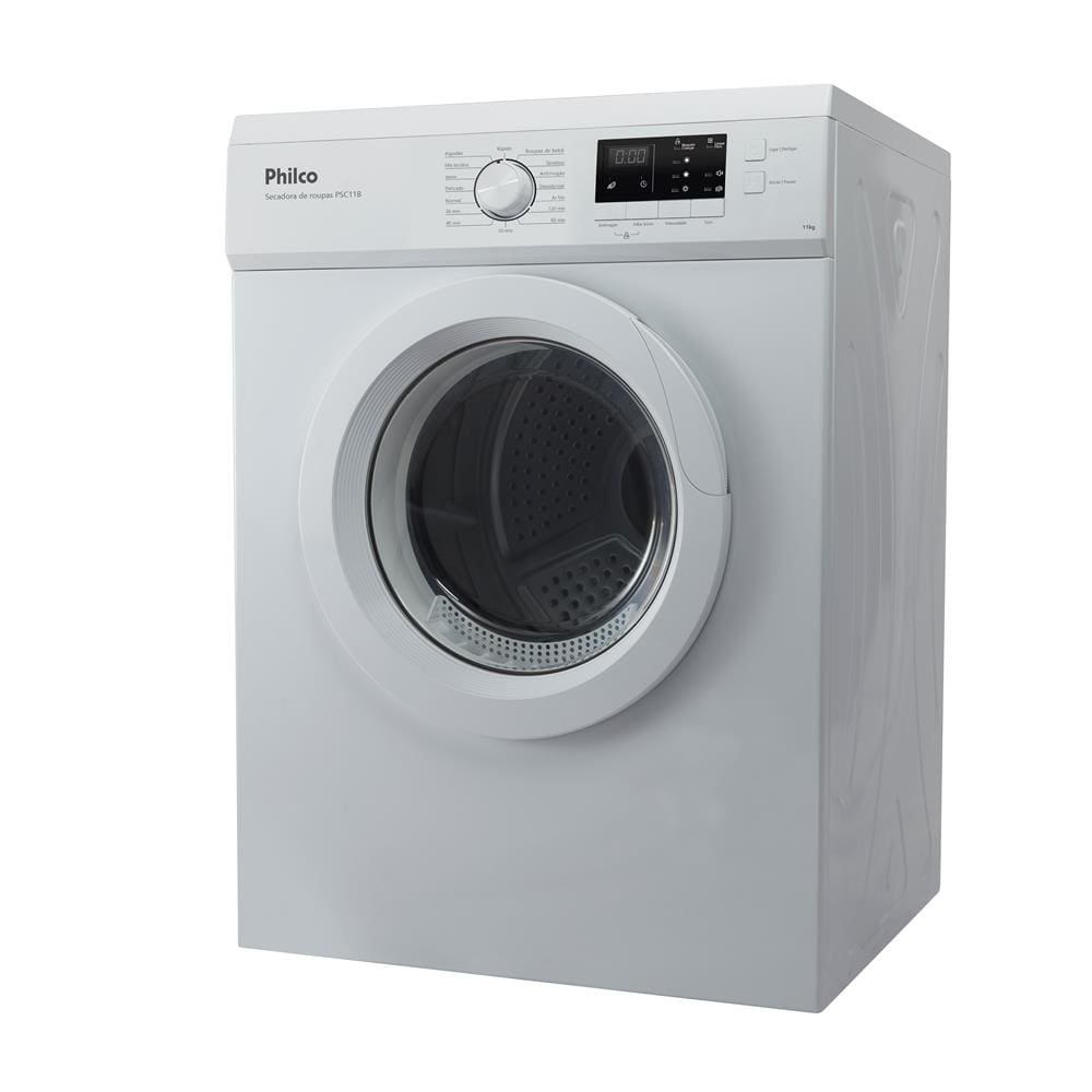 Secadora de Roupas 11kg Philco PSC11B Display Digital 16 Programas Branca - 220v - 1