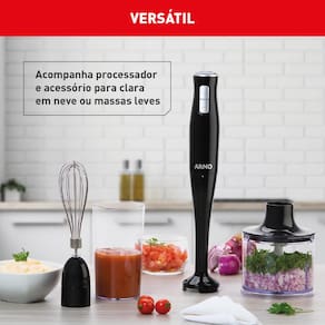 Mixer Arno Turbomix Pro 3 em 1 MX31 400W – Preto