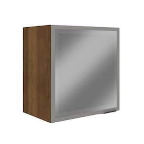 Armário Bartira Línea com 1 Porta de Vidro e 1 Prateleira - 60cm de largura