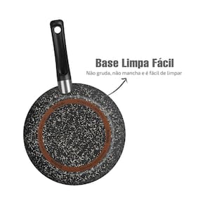 Frigideira Francesa Rochedo Stone Pro com Revestimento Antiaderente - 28 cm
