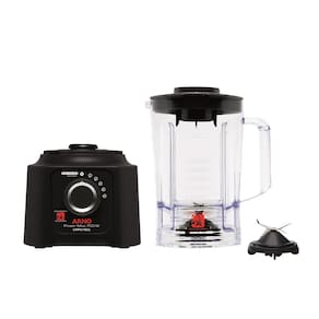 Liquidificador Arno Power Max 700 Limpa Fácil LN60 Preto 700W com 5 Velocidades