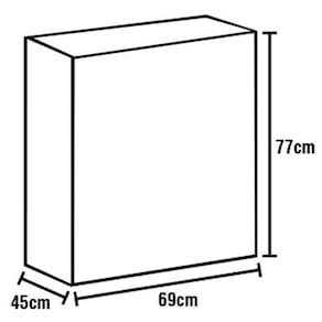 Cômoda Infantil Pura Magia com 3 Gavetas Carros Disney Happy 4 A - Branco/Vermelho - Branco / Vermelho - 1