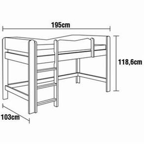 Cama Infantil Pura Magia Doce Casinha Play 10288 – Branco - Branco - 2