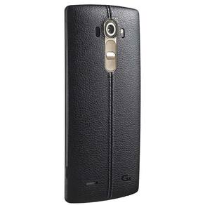 Smartphone LG G4 Dual Chip H818P em Couro Preto, com Tela de 5.5", Android 5.0, 4G, Câmera 16MP e Processador Hexa Core de 1.8 GHz