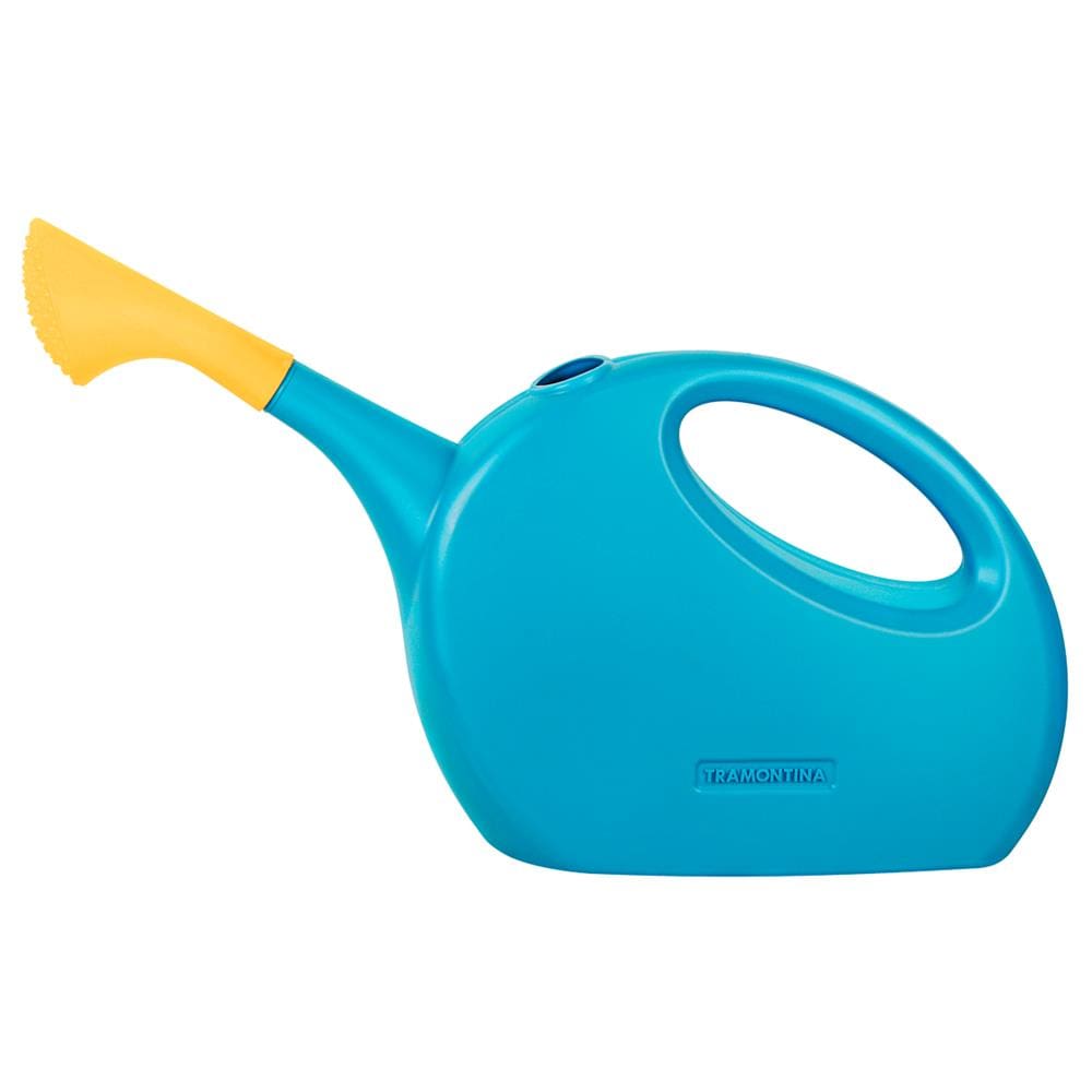 Regador de Jardim Tramontina em Plástico 7 Litros - Azul/Amarelo - REGADOR PARA JARDIM 7LITROS AZ TRAMONTINA - 1