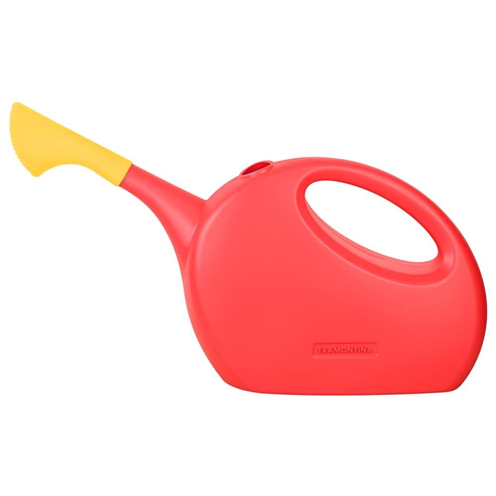 Regador de Jardim Tramontina em Plástico 7 Litros - Rosa/Amarelo - AEGADOR PARA JARDIM 7LITROS RS TRAMONTINA - 1