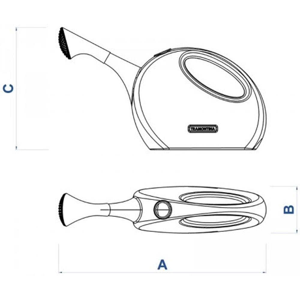 Regador de Jardim Tramontina em Plástico 7 Litros - Rosa/Amarelo - AEGADOR PARA JARDIM 7LITROS RS TRAMONTINA - 3